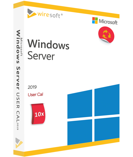 MICROSOFT WINDOWS SERVER 2019 - 10 PACK USUARIO CAL